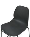 Conjunto de 4 sillas de comedor gris oscuro PANORA_873650