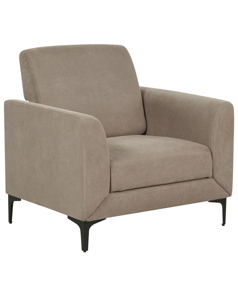 Fabric Armchair Taupe FENES_897922
