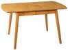 Mesa de comedor extensible madera clara 100/130 x 80 cm TOMS_826944