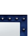 Stehspiegel Samtstoff marineblau rechteckig 50 x 150 cm ANSOUIS_840660