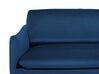 3-Sitzer Sofa Samtstoff dunkelblau VINTERBRO_738913