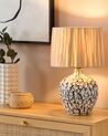 Ceramic Table Lamp Black and White YUNES_871526