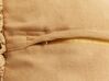 Baumwollkissen mit Quasten 45 x 45 cm 2er-Set Sand Beige OLEARIA_914015