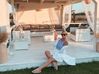 8 Seater PE Rattan Modular Garden Lounge Set White XXL_828058