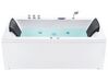 Left Hand Whirlpool Bath with LED 1830 x 900 mm White VARADERO_850693