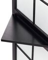 Raumteiler 4-teilig Paulowniaholz schwarz 170 x 120 cm GOMAGOI_874162