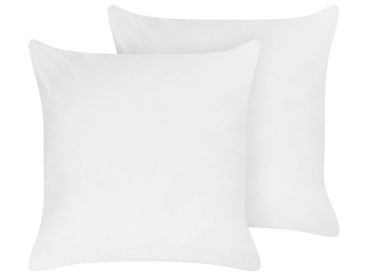 Set of Polyester Bed High Profile Pillow 80 x 80 cm TRIGLAV_882540