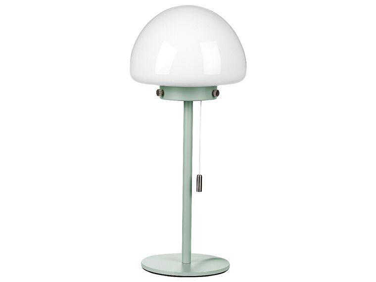 Lampada da tavolo verde e bianco 39 cm MORUGA_851500