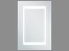 Kúpeľňová zrkadlová skrinka na stenu s LED osvetlením 40 x 60 cm biela MALASPINA_785577