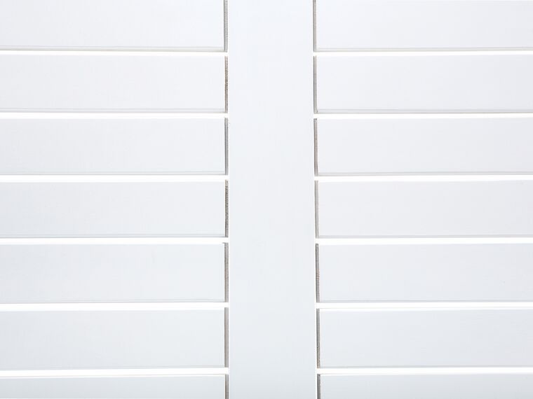 Wooden Garden Table White BALTIC Beliani.co.uk