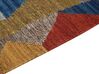 Kelim Teppich Wolle mehrfarbig 160 x 230 cm Patchwork Kurzflor ARZAKAN_858324