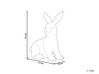 Dekorativ figur kanin vit MORIUEX_798614