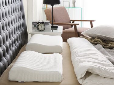 Memory Foam Bed High Profile Pillow 57 x 35 cm AMNE
