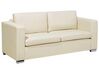 3-Sitzer Sofa Leder beige HELSINKI_77853