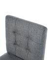 Chaise de bar en tissu rembourré gris MADISON_680910