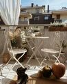 Ensemble de terrasse bistrot table et 2 chaises beiges TRIESTE _813403
