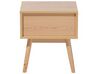 Mesa de cabeceira com 1 gaveta em madeira clara ARVADA_693016