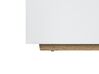 Mueble TV madera clara/blanco 160 x 40 cm FARADA_828707