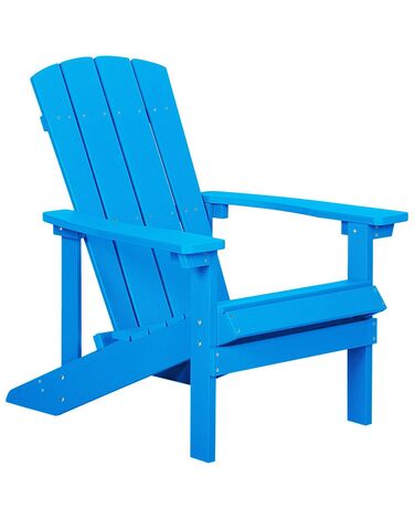 Chaise de jardin bleue ADIRONDACK