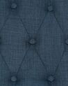 Fauteuil en tissu tapissé bleu foncé ALTA_754604