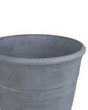 Vaso para plantas em pedra cinzenta 50 x 50 x 58 cm KATALIMA_734268