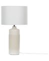Lampe de table en céramique blanc ANSEBA_877445