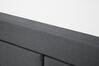 Cama continental de poliéster gris oscuro/plateado 180 x 200 cm ADMIRAL_679059
