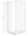 Cabine de duche em alumínio prateado e vidro temperado 70 x 70 x 185 cm DARLI_787880