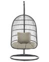 Hanging Chair with Stand Black ALLERA_815238