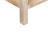 Mesa de cabeceira com 1 gaveta em rattan cor de madeira clara ESTO_845549