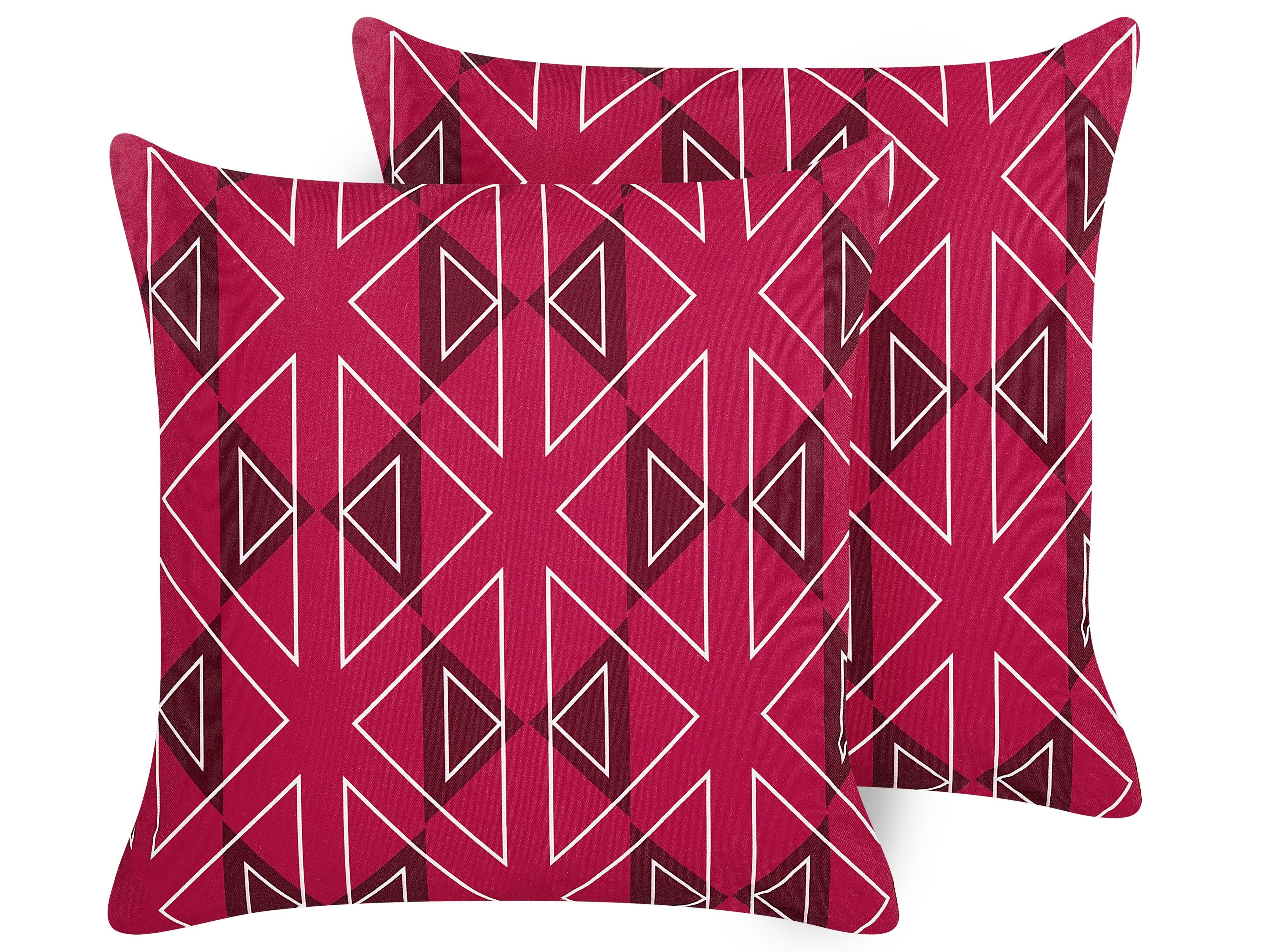 Pink geometric on sale cushions