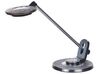 Kovová stolní LED lampa s USB portem stříbrná/ černá CORVUS_854207