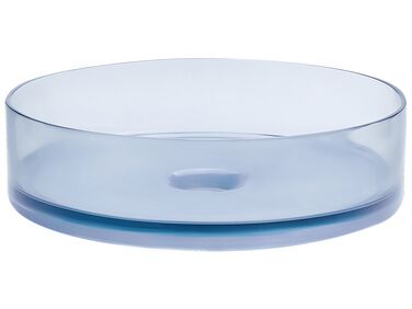 Round Countertop Basin ⌀ 360 mm Blue TOLOSA