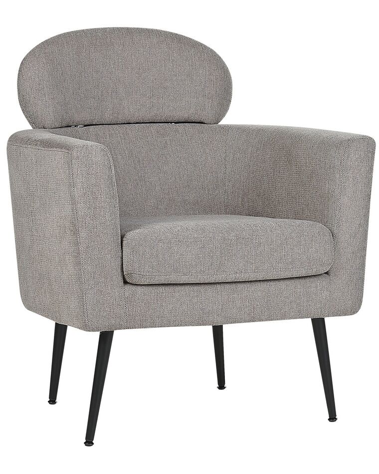 Fabric Armchair Taupe SOBY_875204