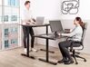 Adjustable Standing Desk 120 x 72 cm Dark Wood and Black DESTINAS_899135