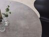 Round Dining Table ⌀ 120 cm Concrete Effect with Black ODEON_775975