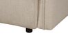 Canapé-lit avec rangement en tissu beige KRAMA_898319