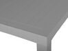 Conjunto de jardín mesa y 6 sillas gris claro FOSSANO_744689