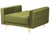 Sofa Set Samtstoff grün 5-Sitzer ABERDEEN_882487