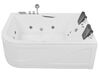 Left Hand Whirlpool Corner Bath with LED 1700 x 1190 mm White BAYAMO_821150