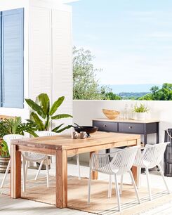 Puutarhatuoli muovi valkoinen 4 kpl NAPOLI Puutarhatuoli muovi valkoinen 4 kpl NAPOLI