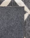 Vloerkleed patchwork grijs/beige 140 x 200 cm GENC_780638