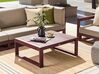 Zahradní konferenční stolek z certifikovaného akátového dřeva 90 x 75 cm mahagonový hnědý TIMOR II_852907