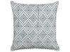 Cotton Cushion Oriental Pattern 45x45 cm Blue and White CORDATA_838570