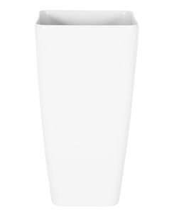 Kukkaruukku kiviseos valkoinen 40 x 40 x 76 cm MODI