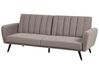 Fabric Sofa Bed Light Brown VIMMERBY_900051