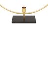 Kerzenständer Metall gold Kreisform 45 cm SERAM_776577
