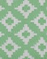 Alfombra verde claro/blanco 120 x 180 cm THANE_766318