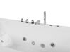 Whirlpool Badewanne weiß mit LED rechteckig 173 x 82 cm MOOR_773054