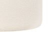 Tamborete em tecido bouclé branco ⌀ 39 cm MOAB_876696